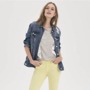 bp Nordstrom oversized boyfriend denim jacket